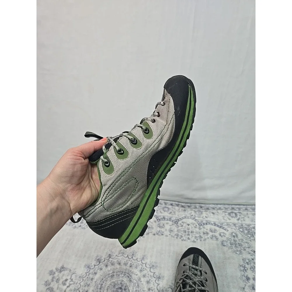 Patagonia Women's Size 10 Vibram Low Top Hiking Trail‎ Shoes Gray Green Black